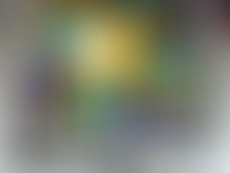 Portraits croisés en vitrail