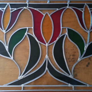 porte d'entrée colorée VITRAIL