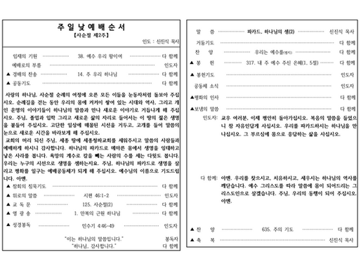 2026년 사순절 제2주 주보