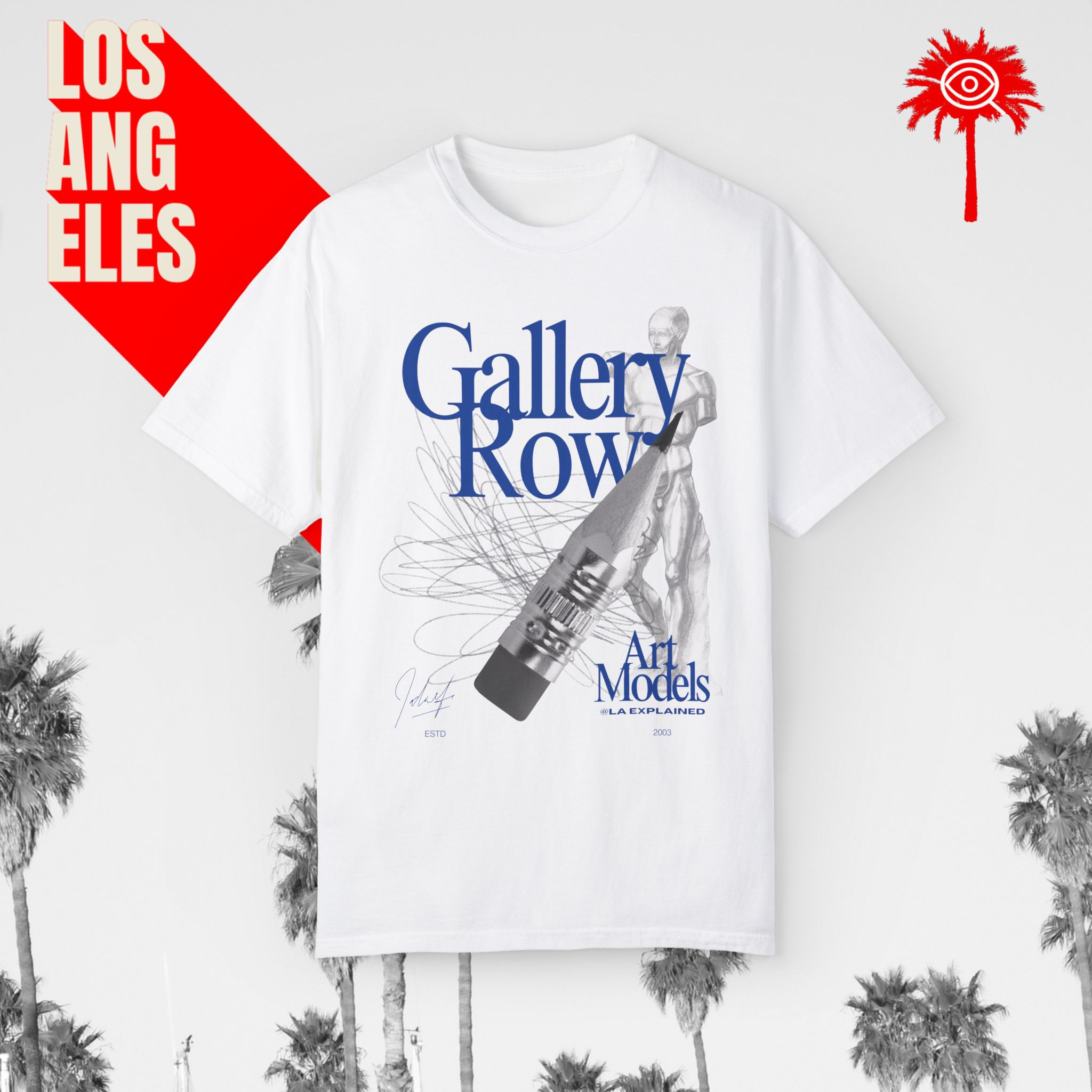 Gallery Row Sketchpad Tee Unisex 