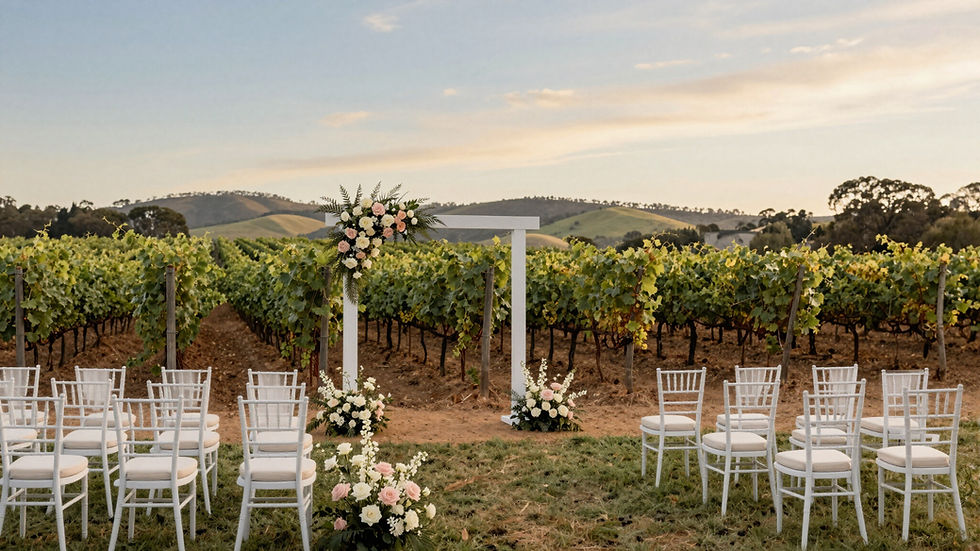 Chalk Hill landscape vineyards