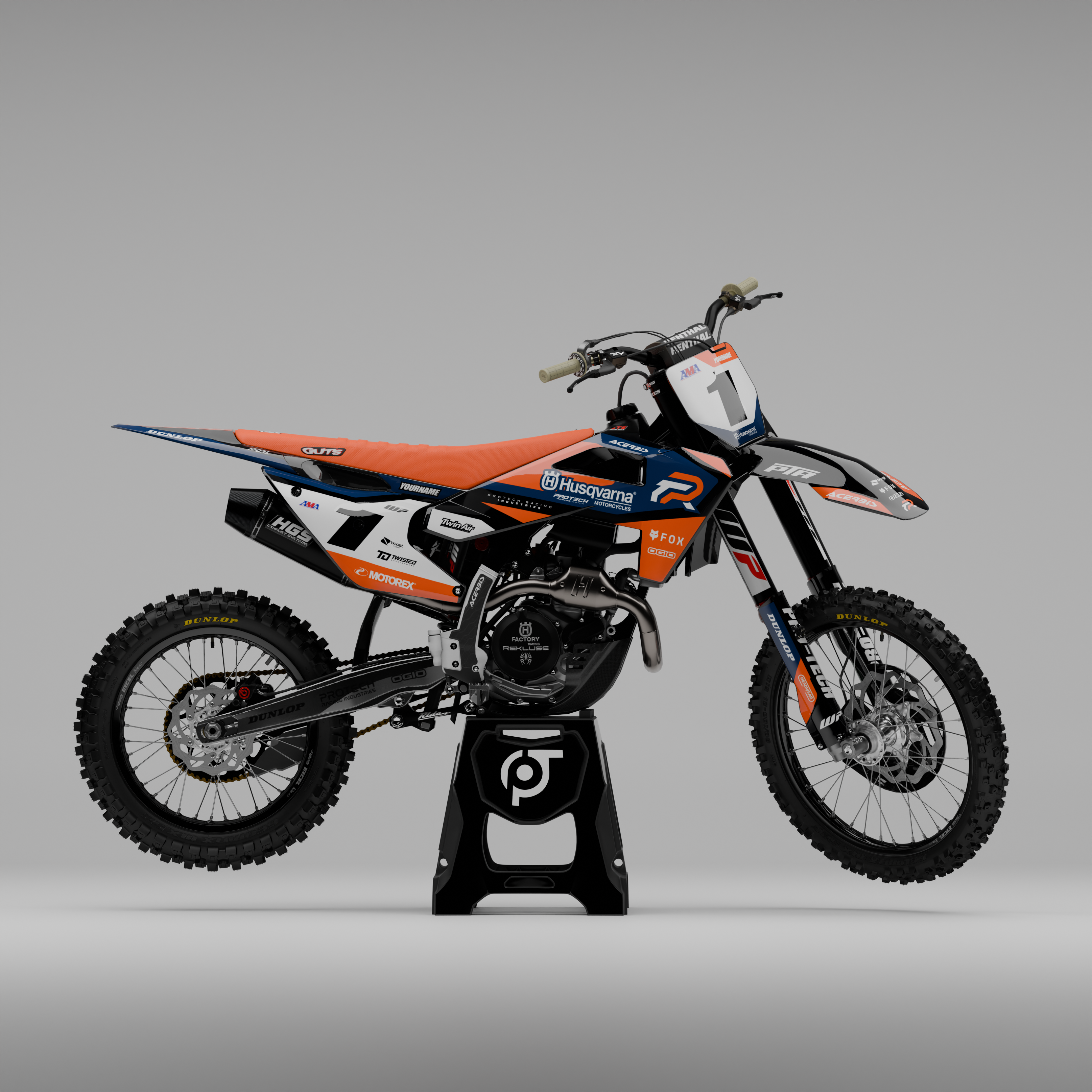 Husqvarna Jax Blue Orange