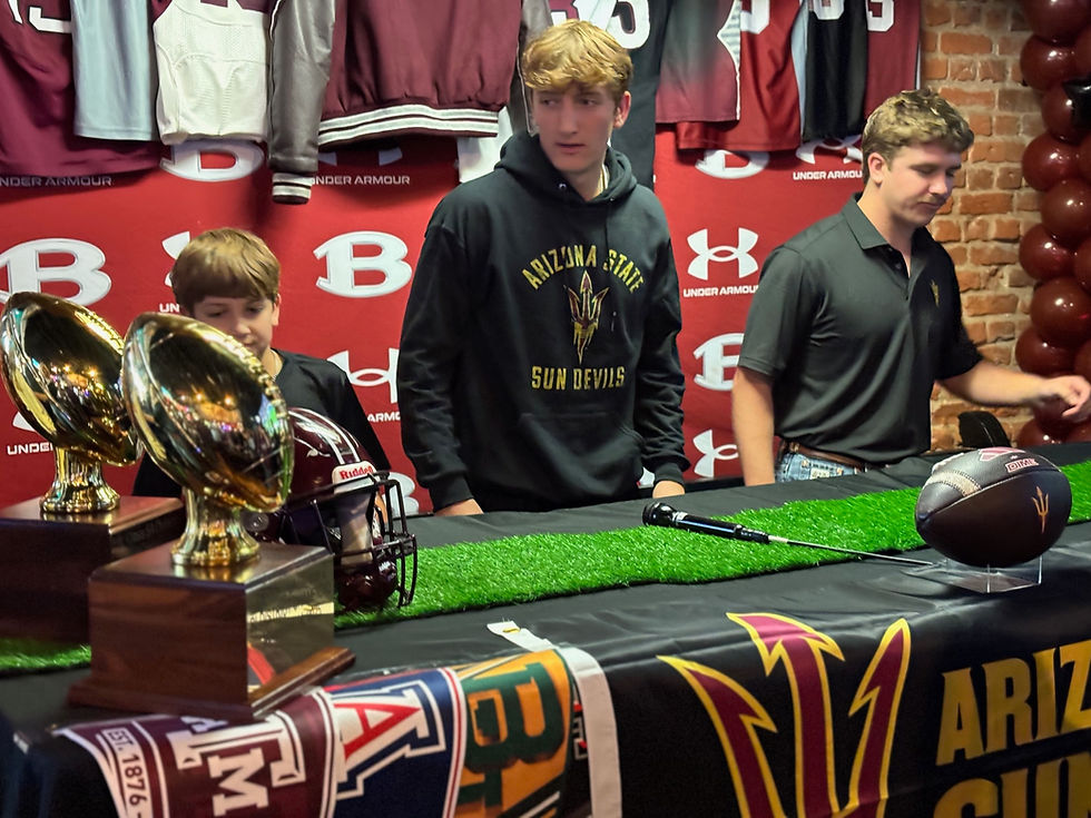 No longer a secret; Bastrop quarterback Nielsen throws deep to Arizona State