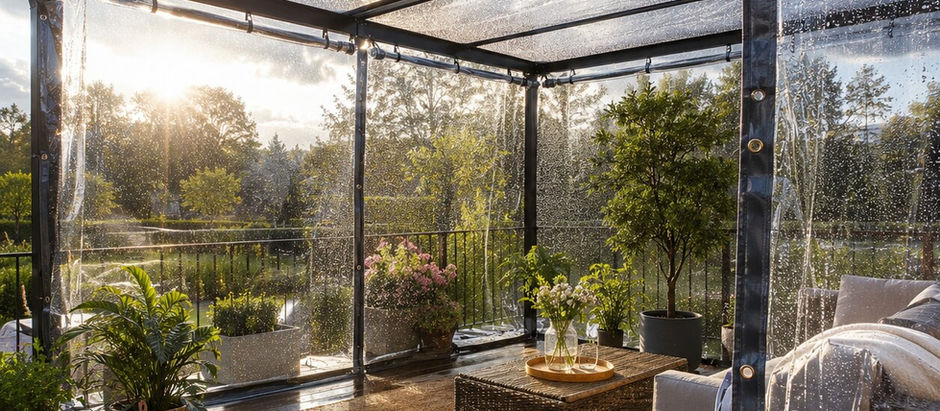 How Clear Tarpaulins Let Light In While Keeping Rain Out