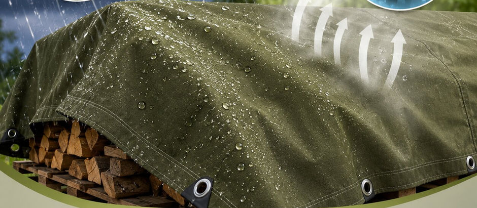 Breathable Waterproof Canvas Tarpaulin – Mold & Mildew Resistant
