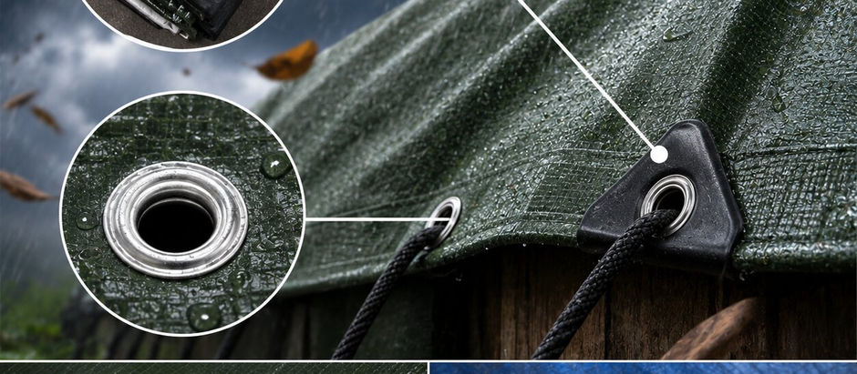 Why Are Reinforced Edges and Grommets Important on Heavy-Duty Tarps?