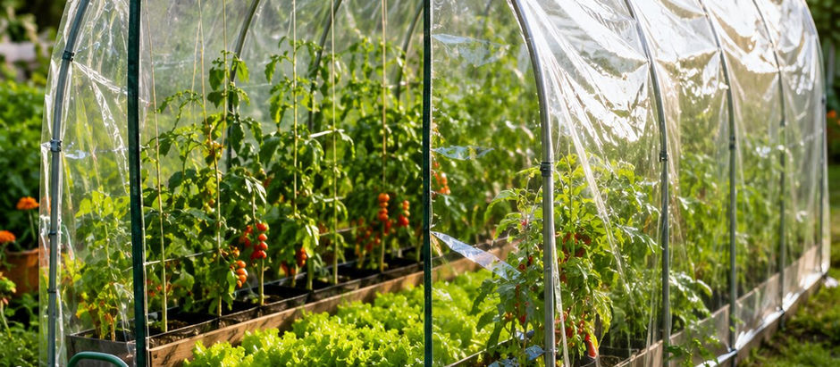 Greenhouse Growing Made Easy with Clear Tarpaulins