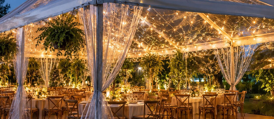 Clear Tarpaulin for Event Tents and Outdoor Shelters