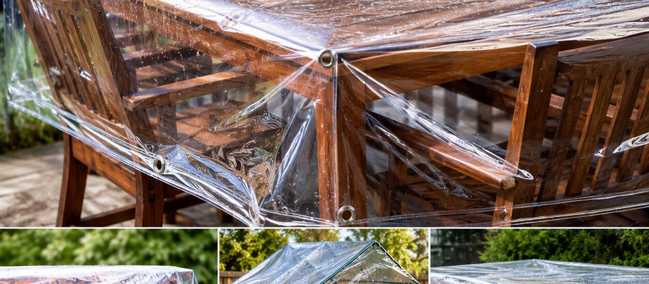 Waterproof Clear Tarpaulin Covers For Home And Garden