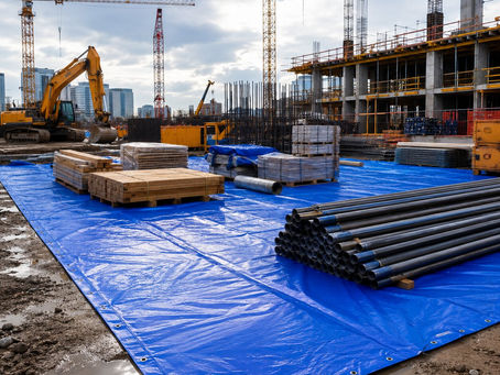 Industrial Ground Sheets: Heavy Duty Tarpaulins for Job Sites