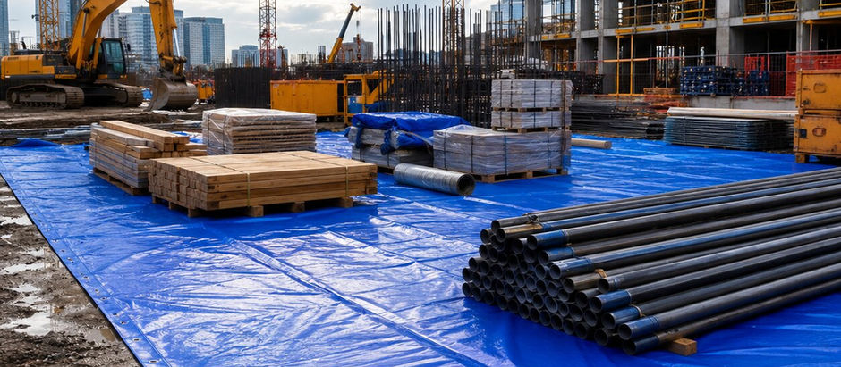 Industrial Ground Sheets: Heavy Duty Tarpaulins for Job Sites