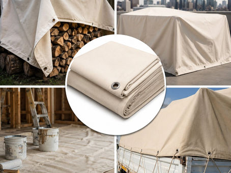 Multi-Purpose Canvas Tarps for Home and Business