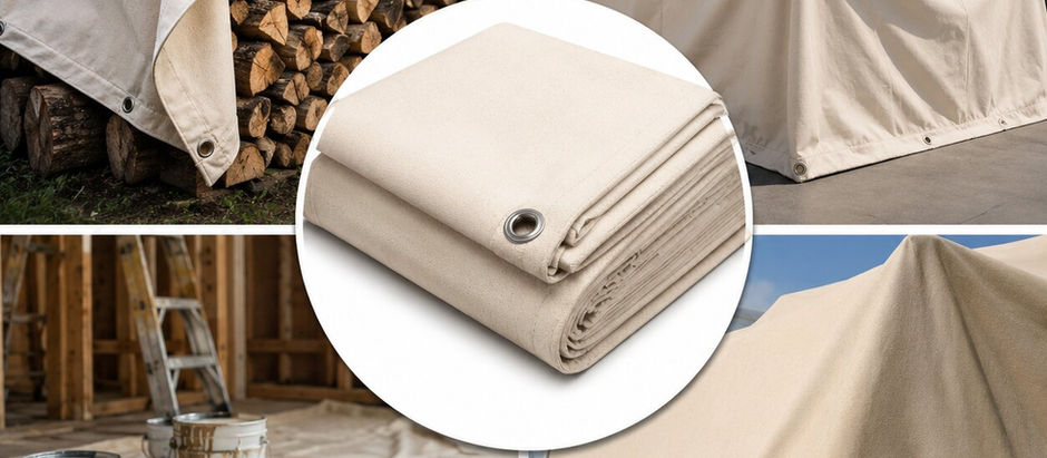 Multi-Purpose Canvas Tarps for Home and Business