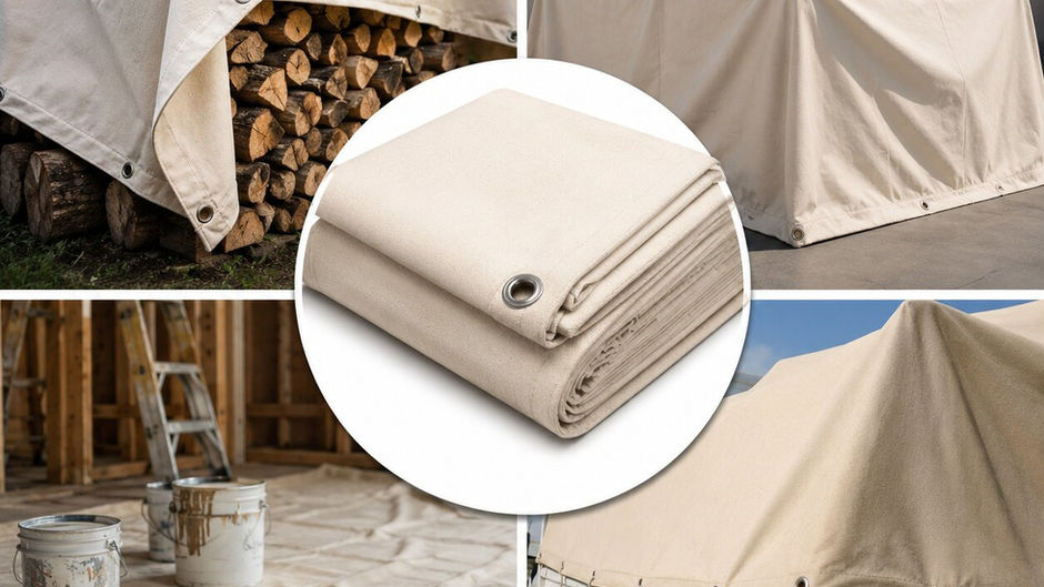 Multi-Purpose Canvas Tarps for Home and Business