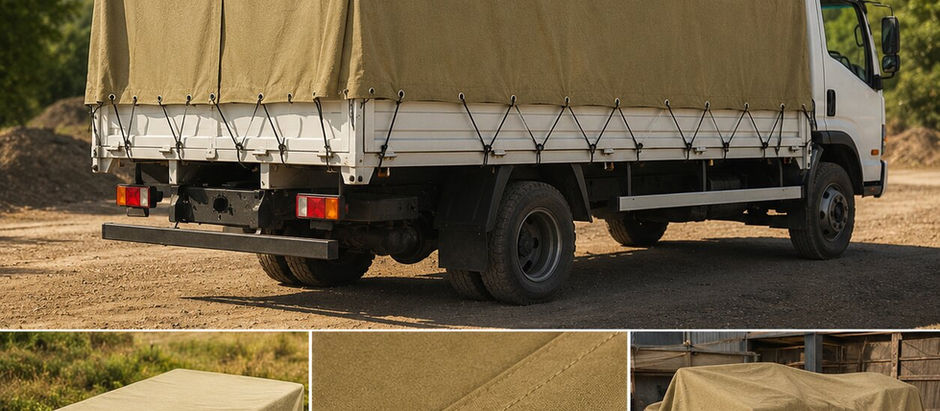 Canvas Tarps for Truck, Trailer & Equipment Cover