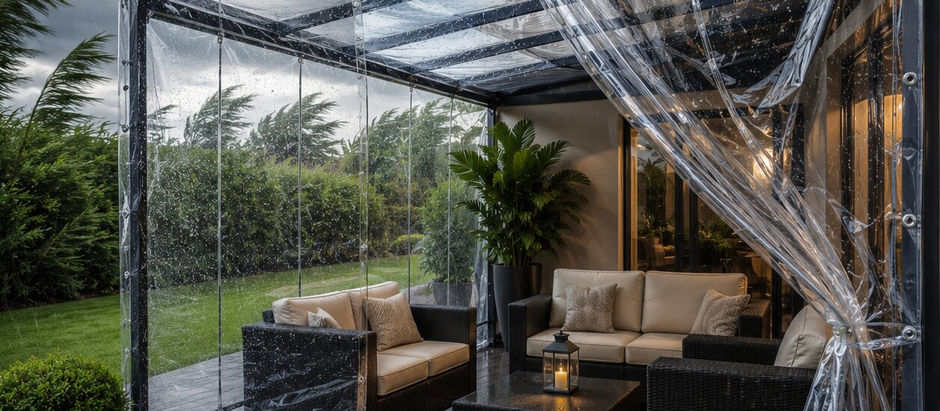 Glass Clear Tarpaulin: Crystal-Clear Protection from Rain and Wind