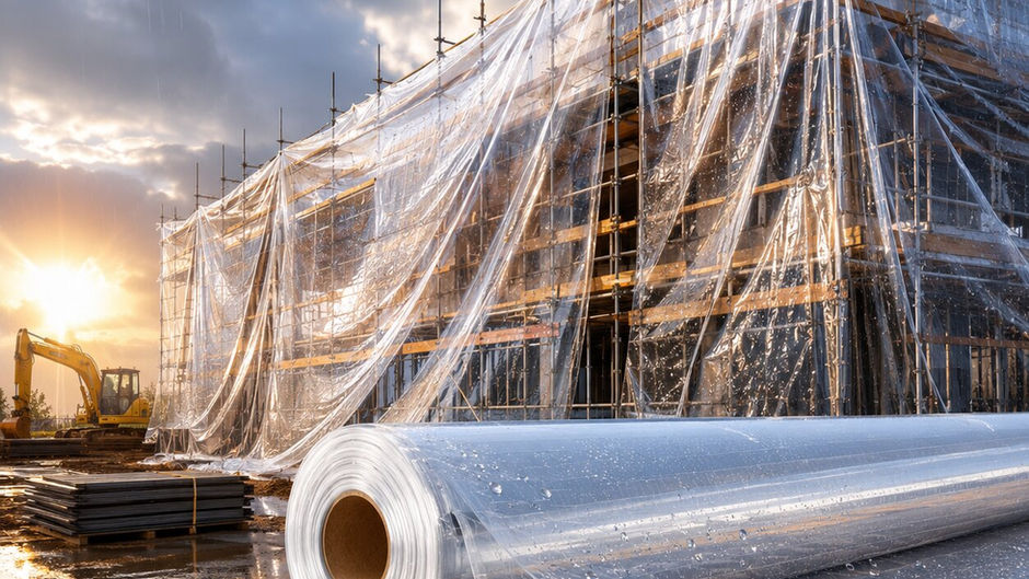 Construction Grade Clear Tarps: Built to Last