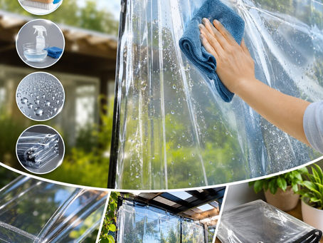 How to Clean and Maintain Your Glass Clear Tarpaulin