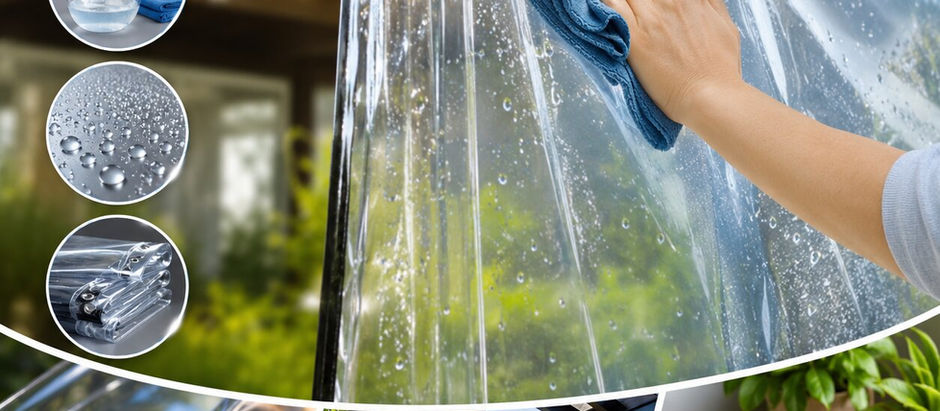 How to Clean and Maintain Your Glass Clear Tarpaulin