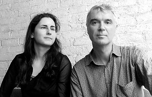 Photograph of Danielle Spencer and David Byrne