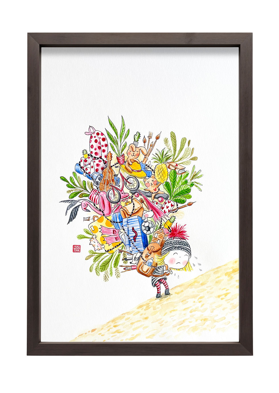 Thumbnail: Original illustration 'Trek'