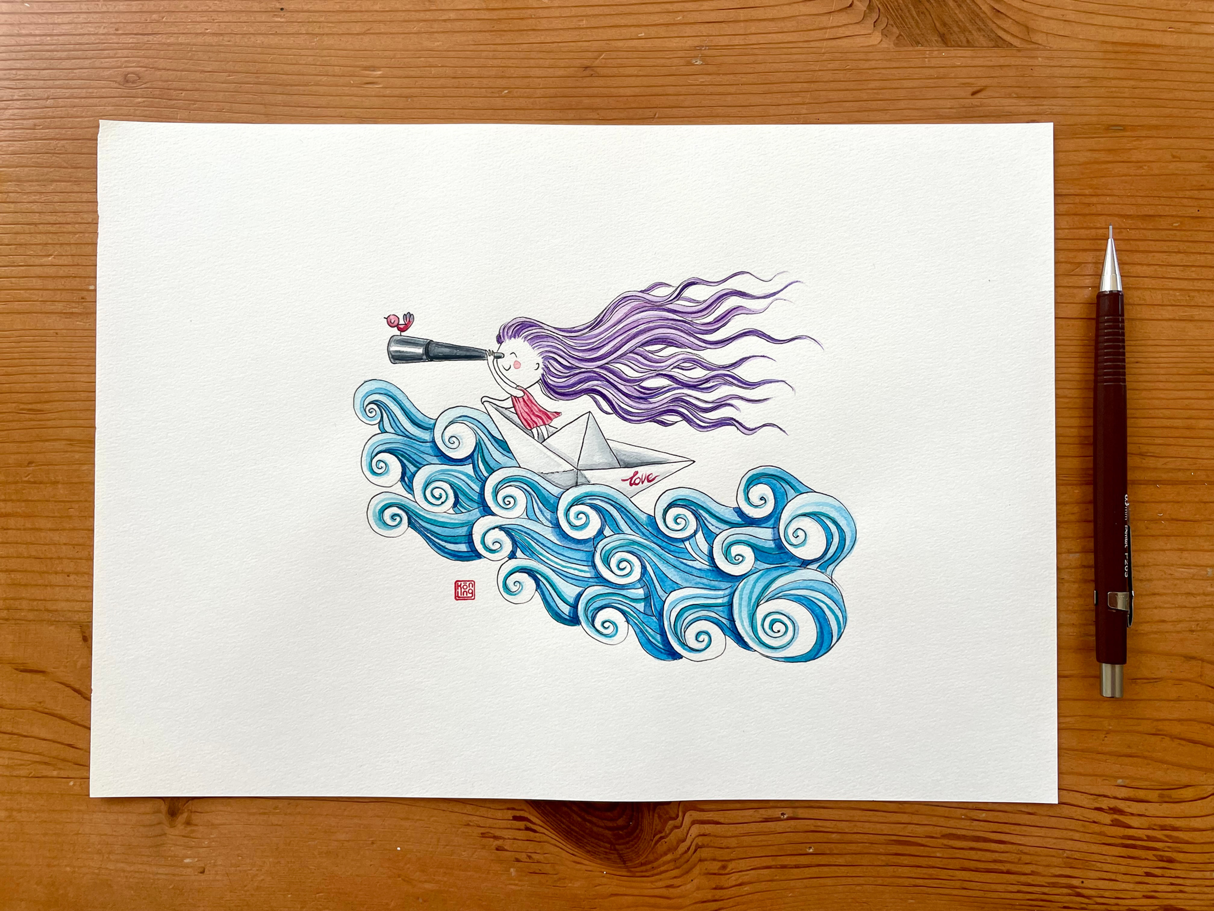 Original illustration 'Discover'