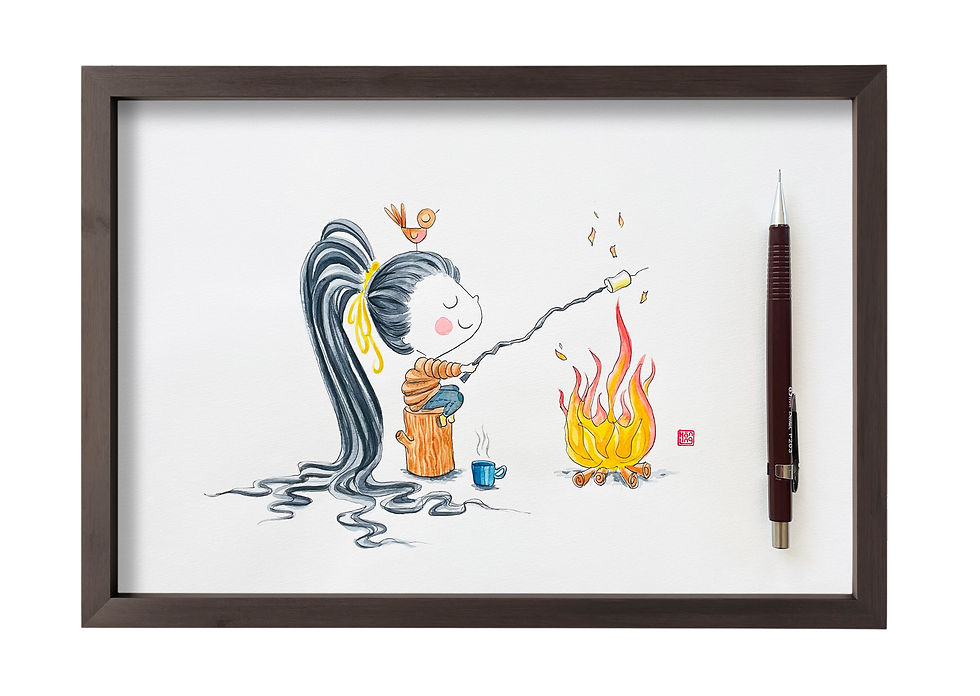 Thumbnail: Original illustration 'Camp'