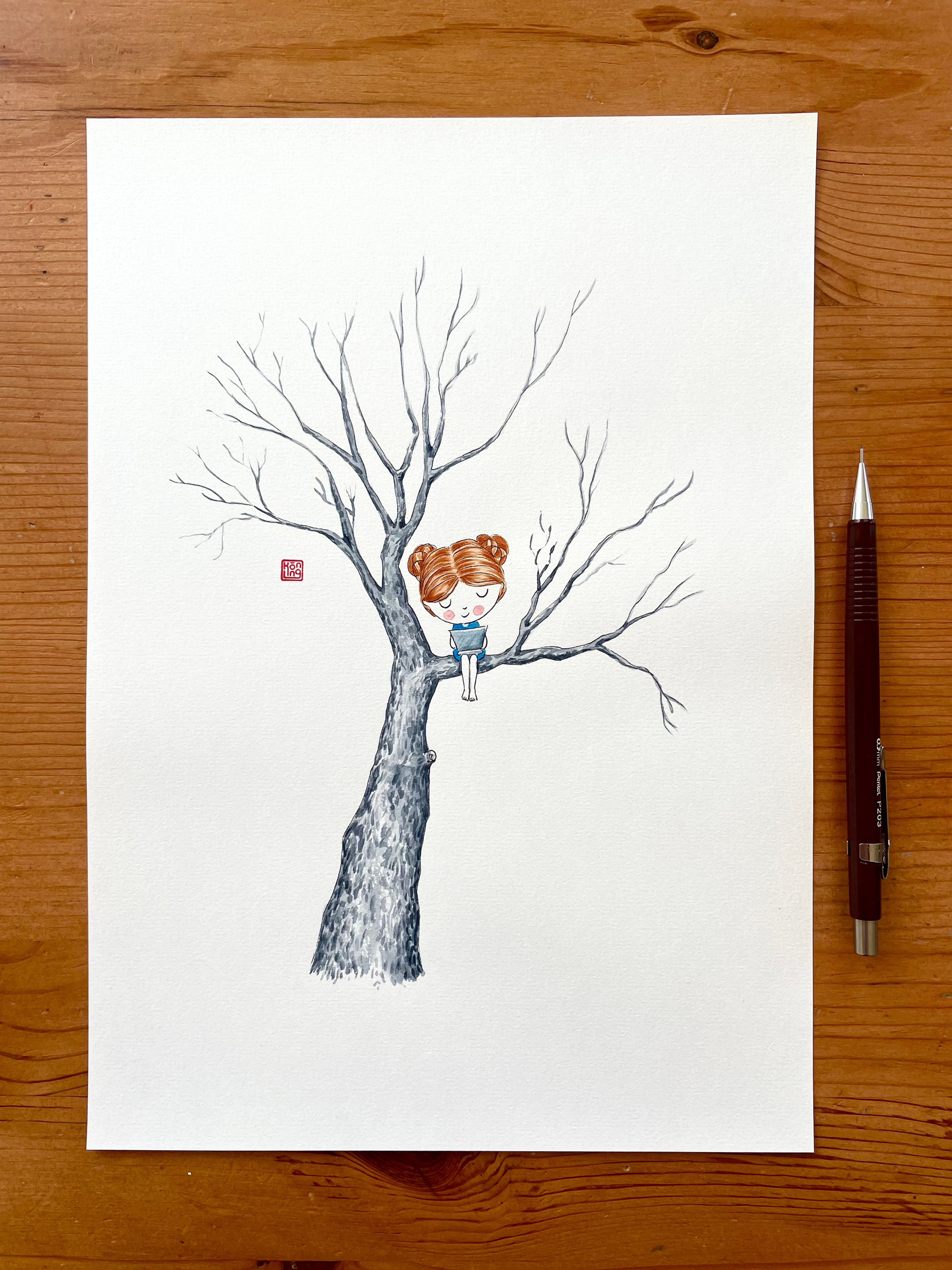 Original illustration 'Nomadic'