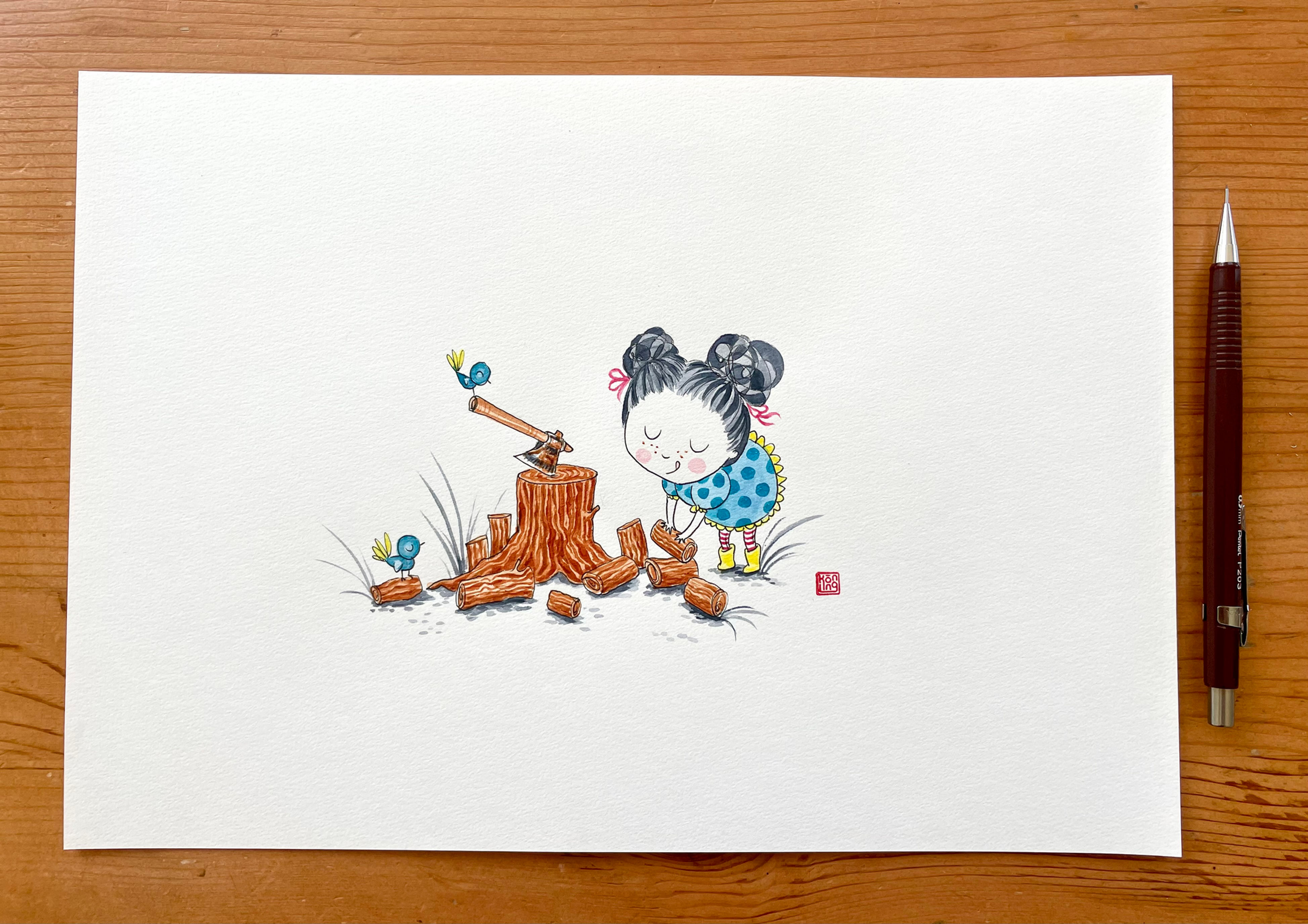 Original illustration 'Rust'