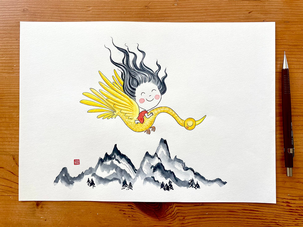 Original illustration 'Ridge'