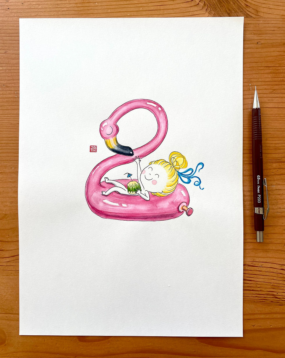Original illustration 'Remote'