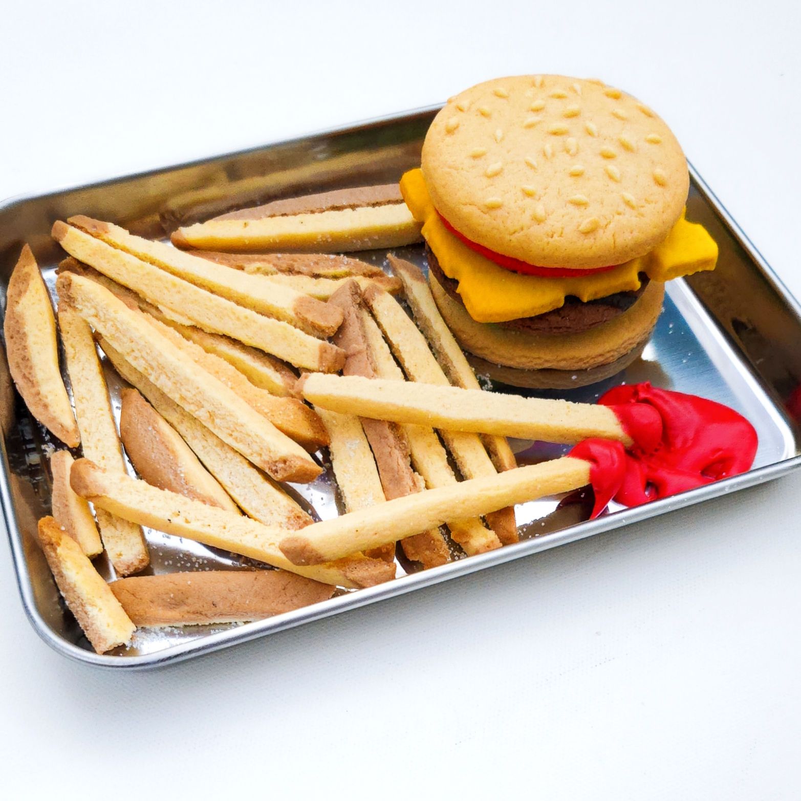 build a burger cookie decorating kit