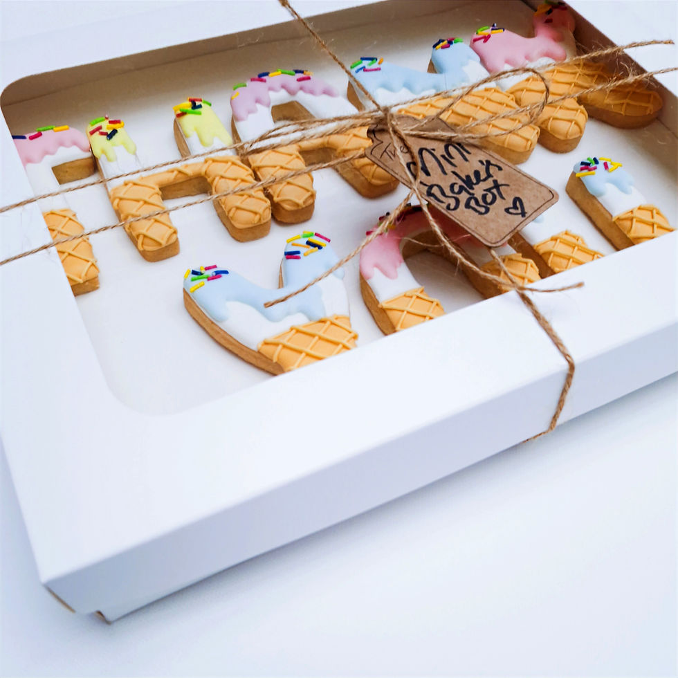 Thumbnail: Hip Hip Hooray - Personalised Birthday Biscuits