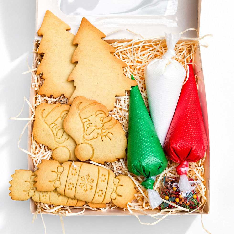 Christmas biscuit decorating activity for the Christmas holidays