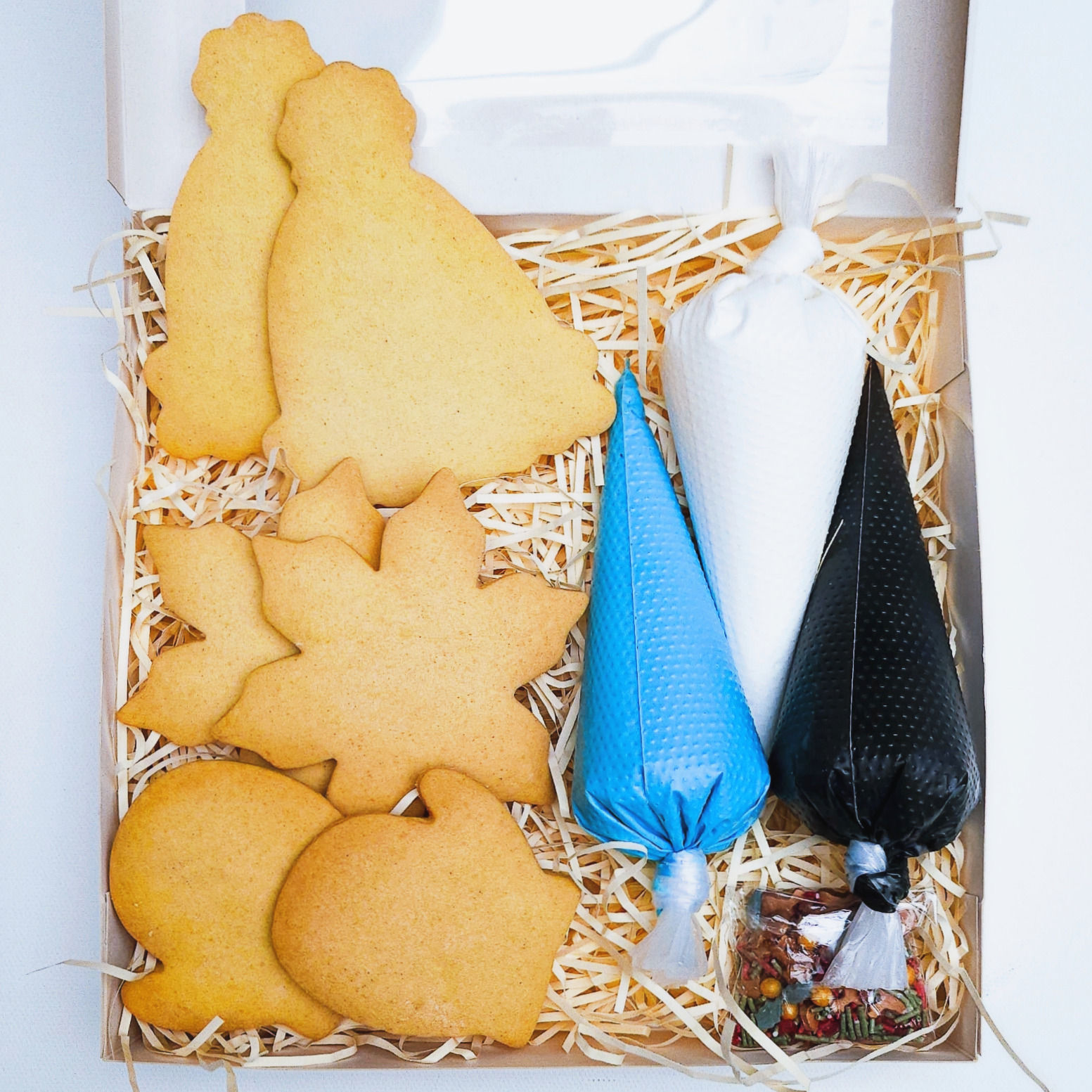 winter cookie decorating kit