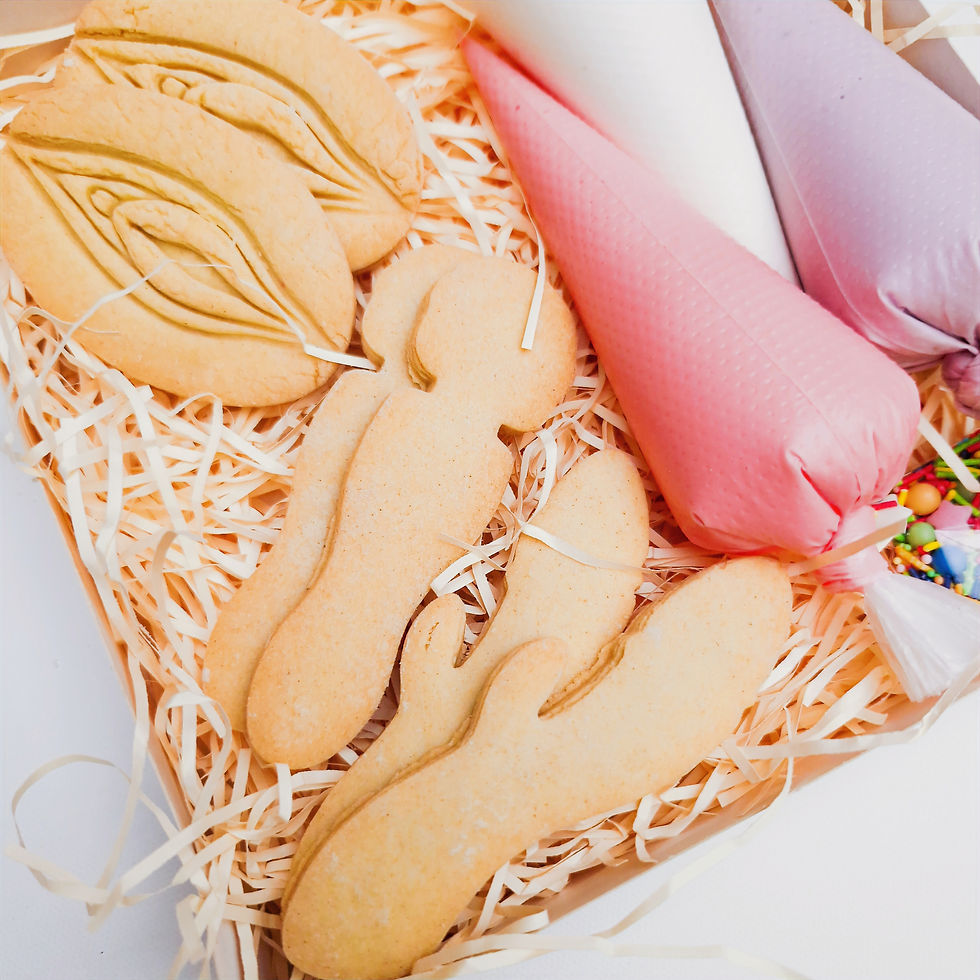 Miniaturebillede: hen night cookie decorating kit