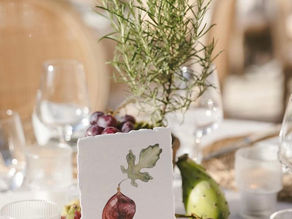 mesero acuarela de boda