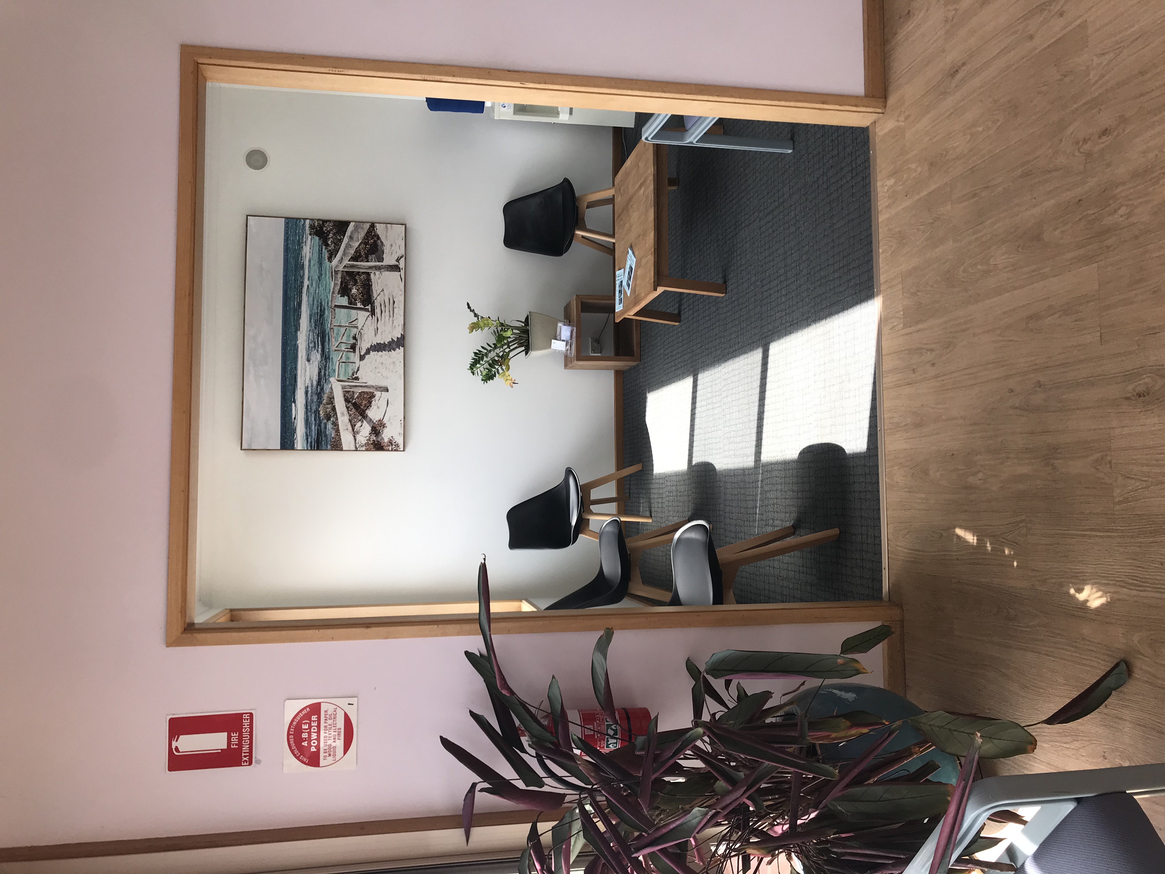 Reception and waiting area at Adaptive Integrated Health Centre