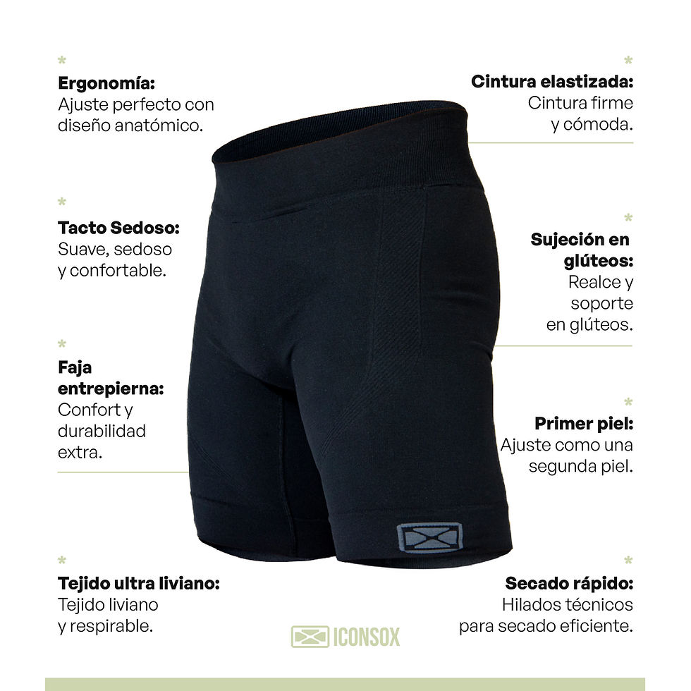 Miniatura: CALZA CORTA ULTRA COMODA GYMSTYLE - HOMBRE
