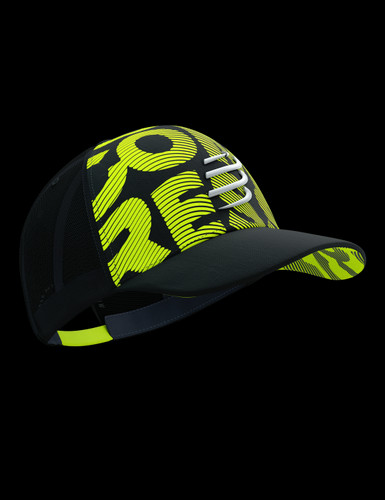 Gorra Trucker Flash Negro Amarillo Fluo Kika Spor