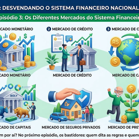 Série: Desvendando o Sistema Financeiro Nacional (SFN)Episódio 3: Os Diferentes Mercados do Sistema Financeiro