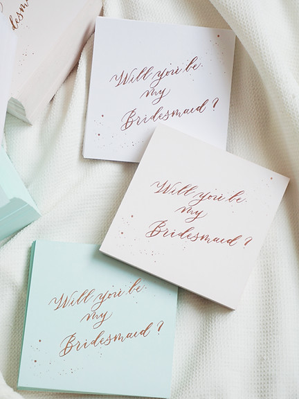 Will you be my bridesmaids