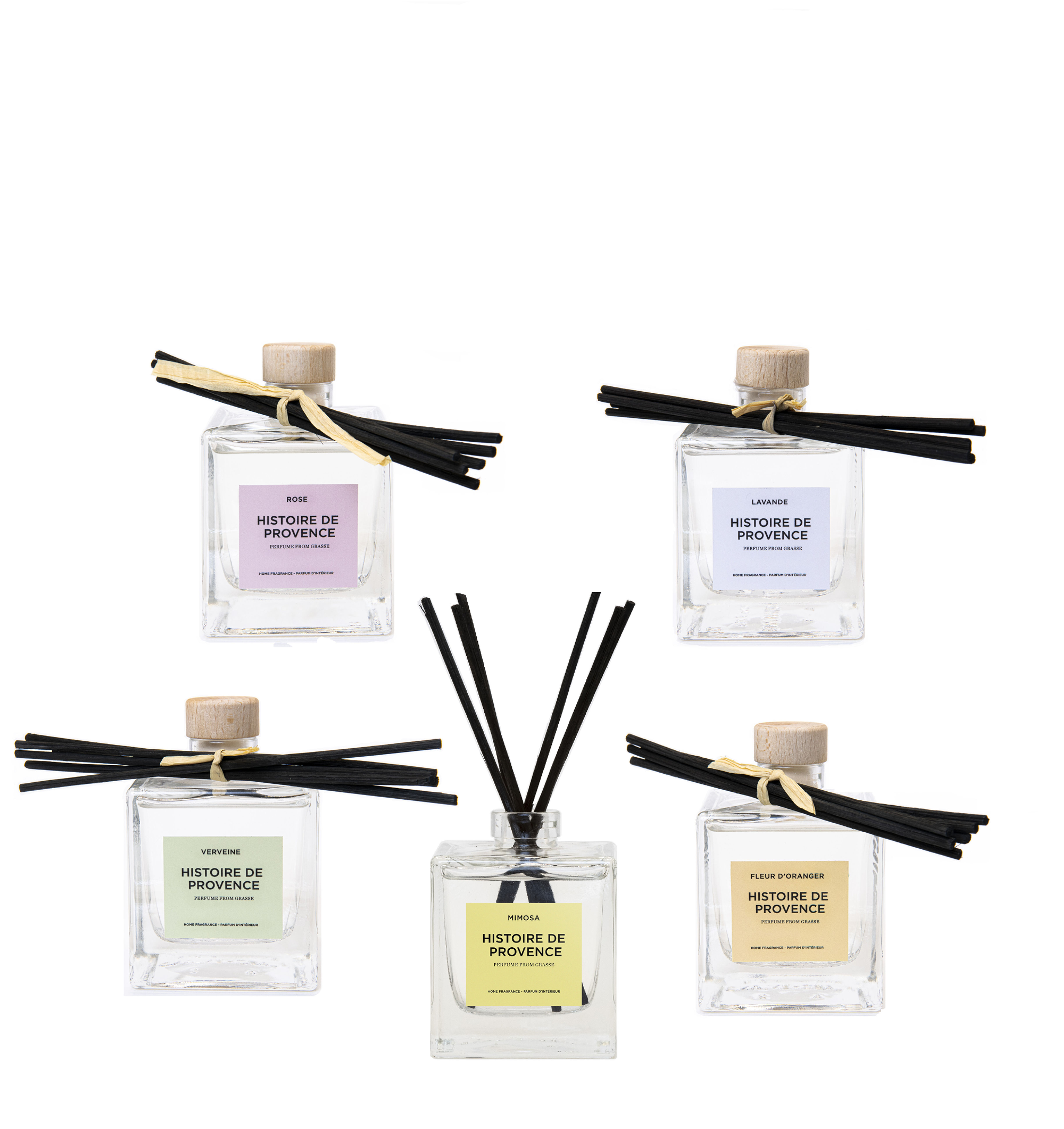 Rose - Lavande - Verveine - Mimosa - Fleur d'Oranger