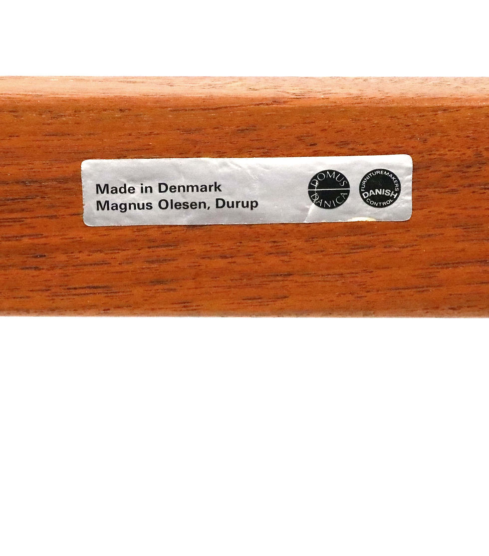 Thumbnail: Danish Teak Tables with Reversible Tops by Magnus Olesen A/S