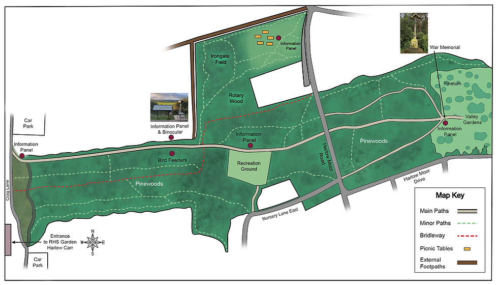 Pinewoods Harrogate Map