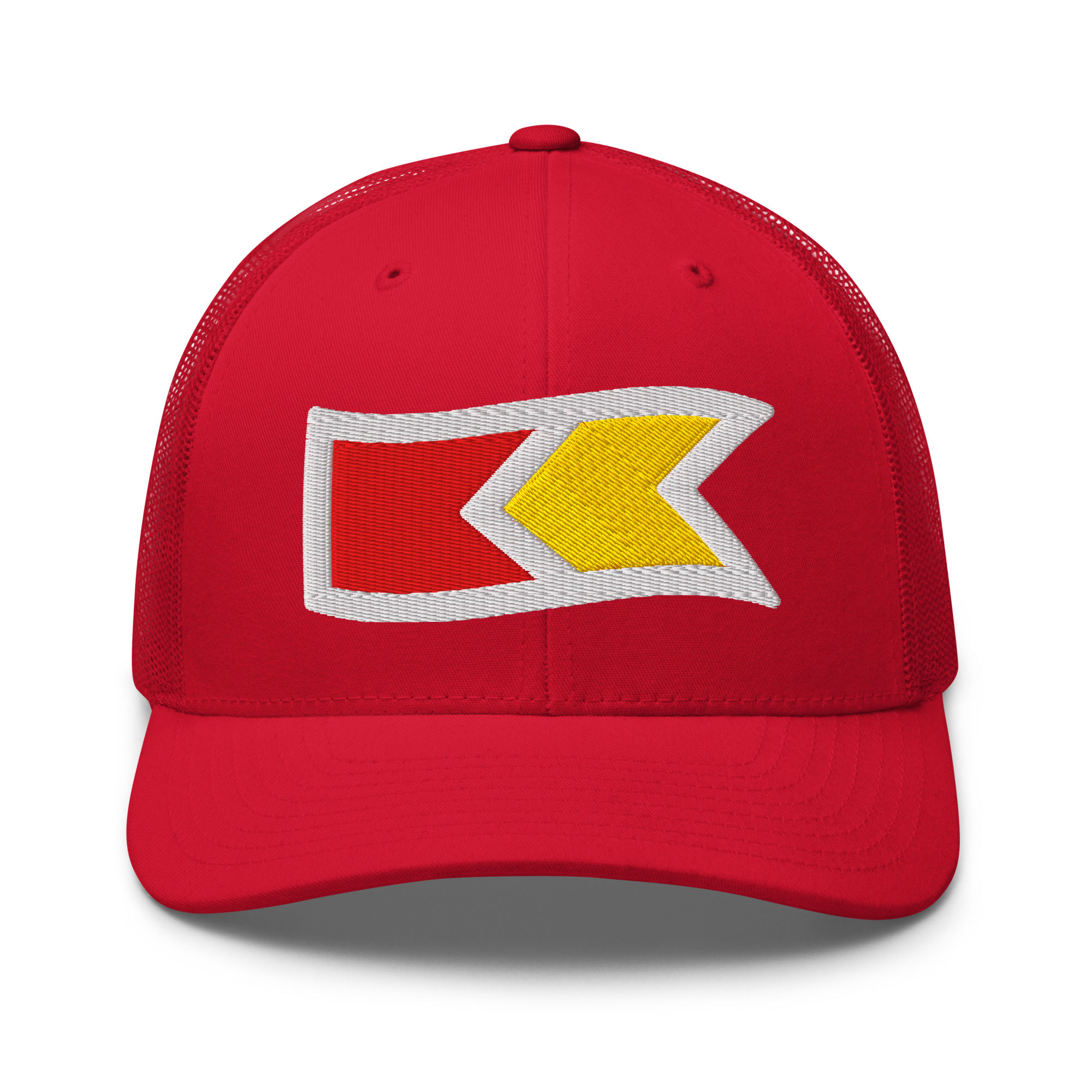 Kansas City Red-Gold Flag Trucker Cap