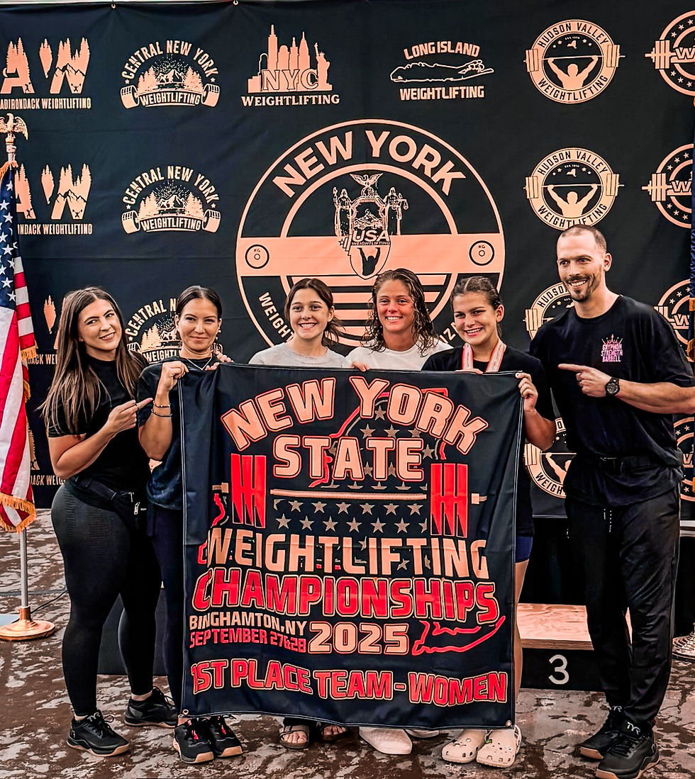 2025 New York Top Athlete Rankings Celebrating Gryphon Strength Barbell's Unmatched Legacy