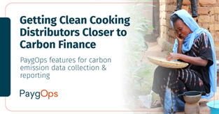 Getting Clean Cooking Distributors Closer to Carbon Finance