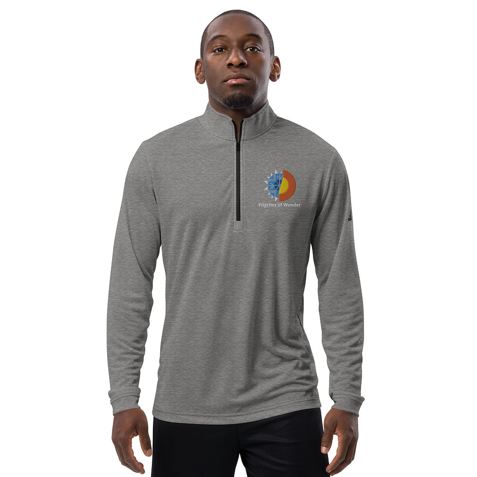 Thumbnail: Quarter zip pullover Sunflake