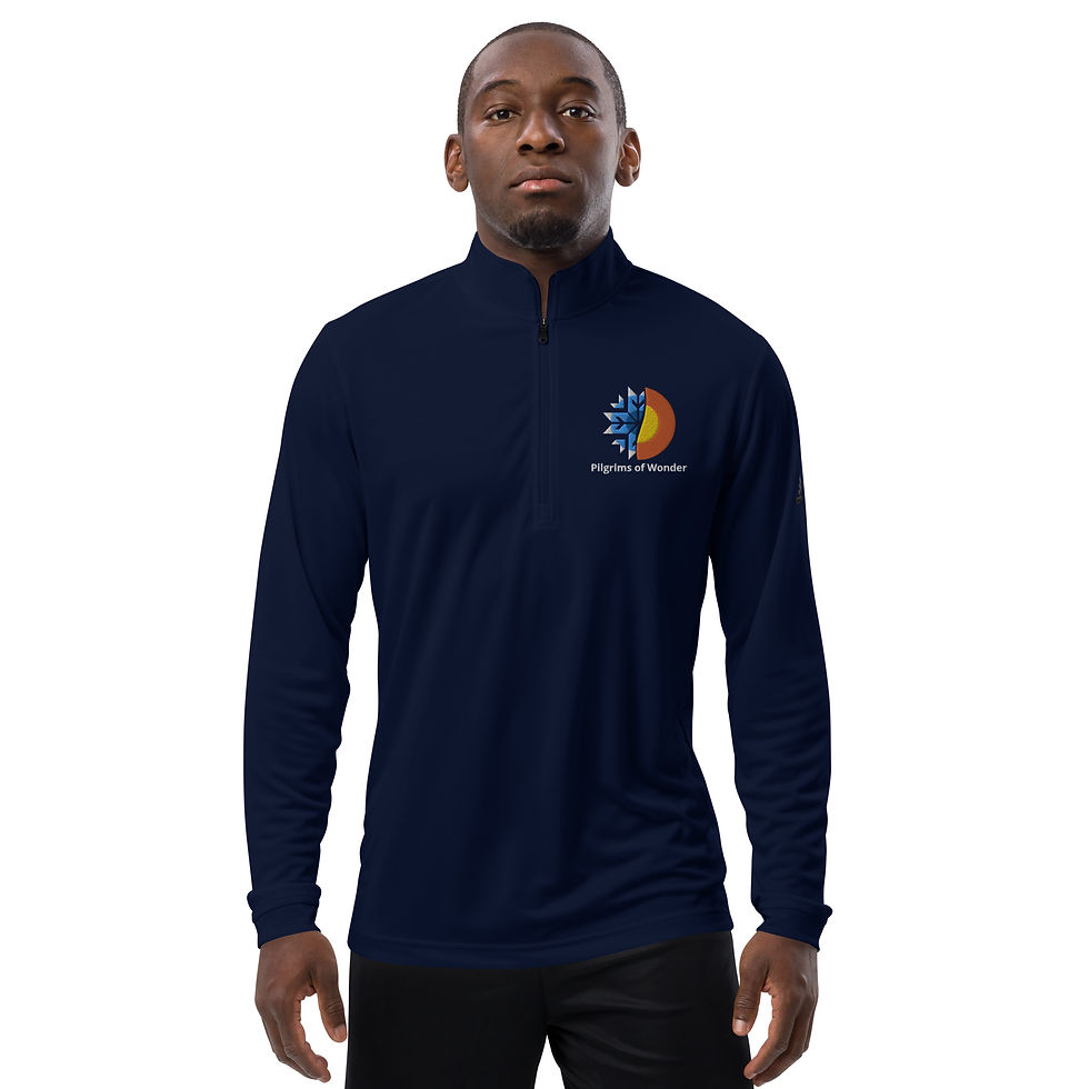 Thumbnail: Quarter zip pullover Sunflake